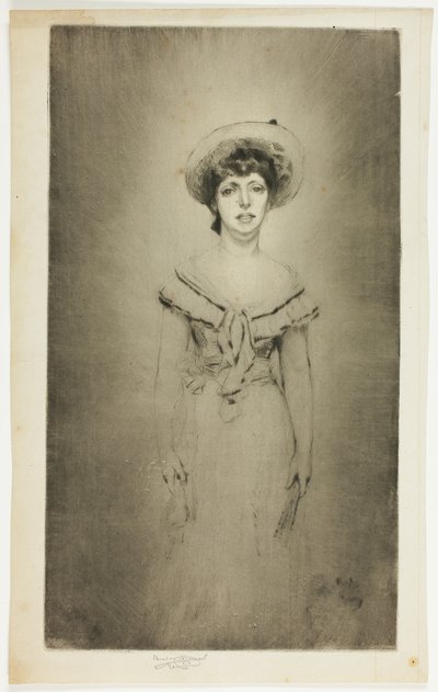 Porträt von Miss Hetty Pettigrew von Theodore Roussel