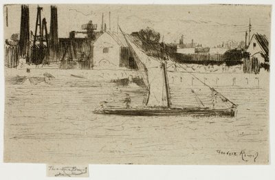 Das kleine Lastkahn, Chelsea von Theodore Roussel