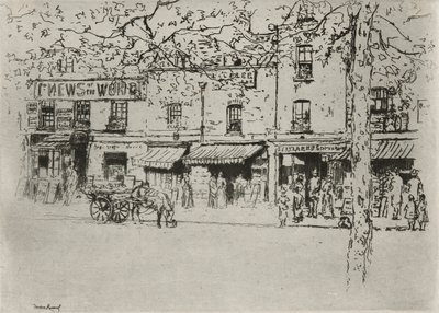 Die Straße, Chelsea Embankment von Theodore Roussel
