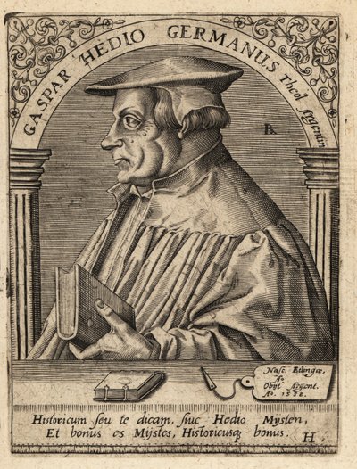 Caspar Hedio von Theodore de Bry