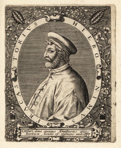 Girolamo Fracastoro, italienischer Arzt von Theodore de Bry