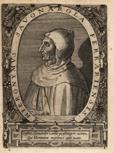 Girolamo Savonarola von Theodore de Bry