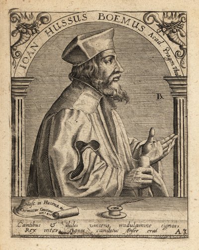 Jan Hus von Theodore de Bry