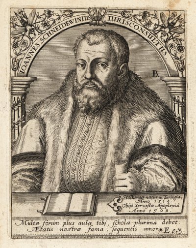 Johann Schneidewein von Theodore de Bry