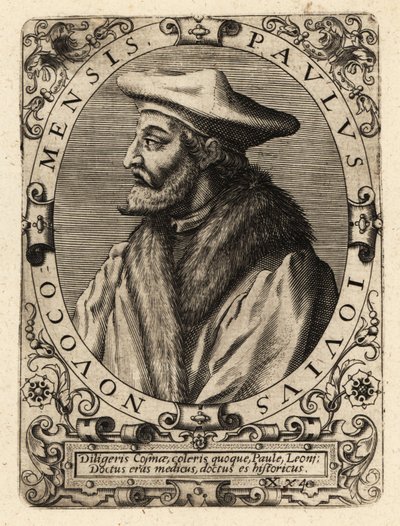 Paolo Giovio, italienischer Arzt von Theodore de Bry
