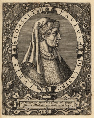 Paulus Castrensis von Theodore de Bry