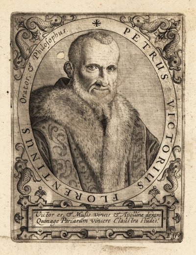 Piero Vettori, italienischer Schriftsteller von Theodore de Bry