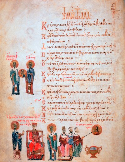 Nikephoros und Ikonoklasten, 1066 von Theodore of Caesarea
