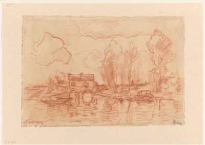 Landschaft bei Nijmegen von Theophile de Bock