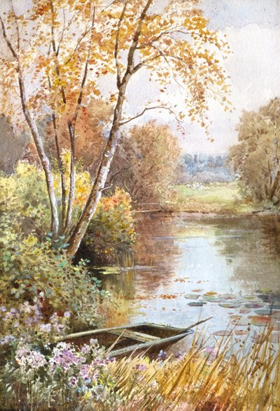 Herbst an der Ouse von Theresa Sylvester Stannard