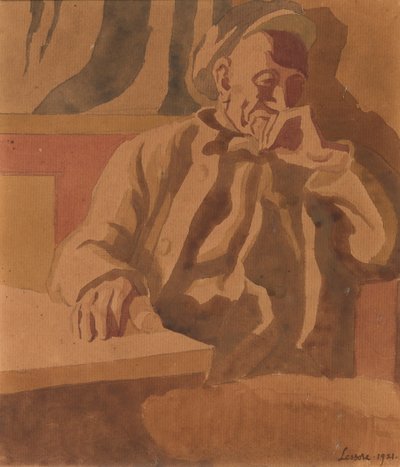 Der Denker, 1921 von Therese Lessore