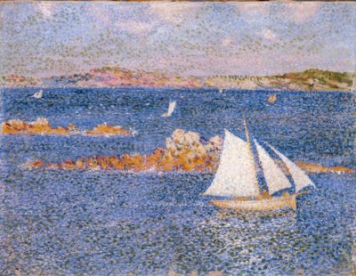 Nahe den Felsen von Per-Kiridec von Théo van Rysselberghe