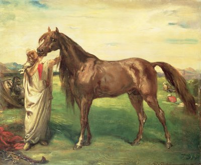 Hadji, ein arabischer Hengst, 1853 von Théodore Chassériau