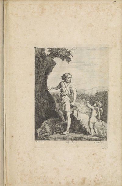Apollo und Amor von Théodorus van Kessel