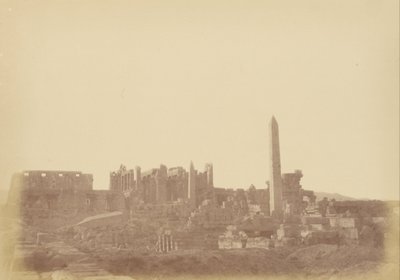 Übersicht des Palastes von Karnak von Théodule Devéria
