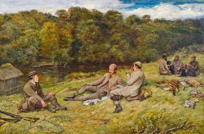 Jagdgesellschaft in Stobhall (Perthshire) von Thomas Alexander Ferguson Graham