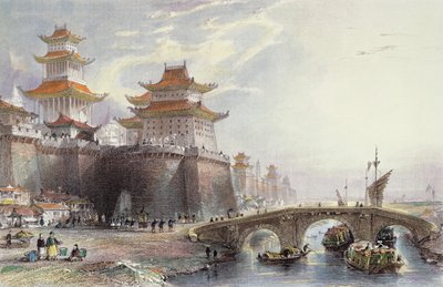 Westtor von Peking, ca. 1850 von Thomas Allom