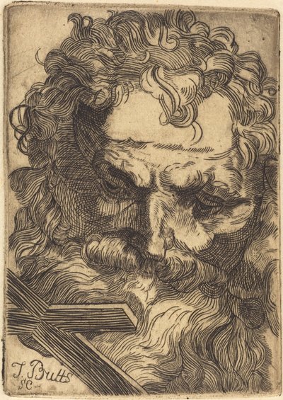 Kopf von Johannes dem Täufer von Thomas Butts, Jr.