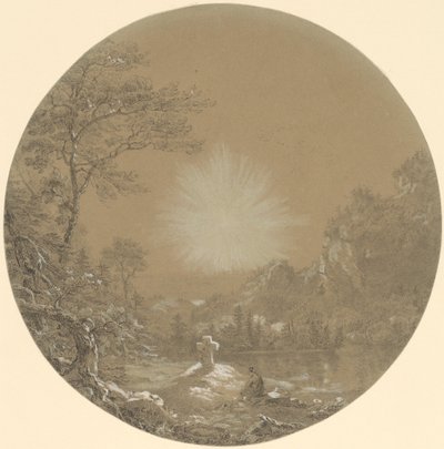 Das Kreuz in der Wildnis von Thomas Cole