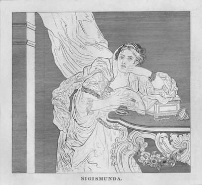 Sigismunda, 1808, 1827 von Thomas Cook