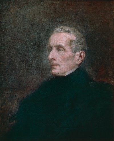 Porträt von Alphonse de Lamartine von Thomas Couture