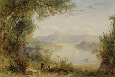 Ansicht des Hudson River von Thomas Creswick