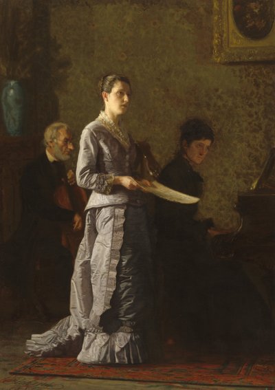 Ein trauriges Lied singen von Thomas Eakins