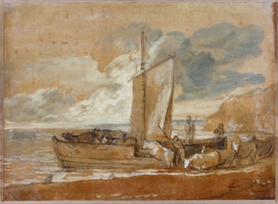 Eine Viehfähre, 1784-1788 von Thomas Gainsborough