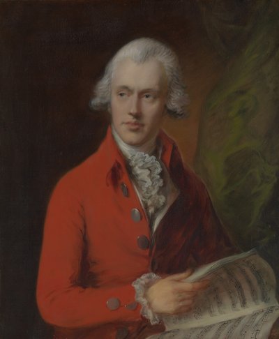 Charles Rousseau Burney 1747-1819, ca. 1780 von Thomas Gainsborough