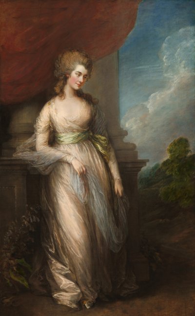 Georgiana, Herzogin von Devonshire von Thomas Gainsborough