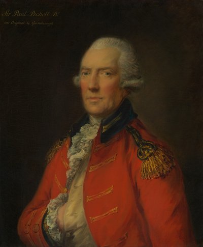 Oberstleutnant Paul Pechell, 1724-1800 von Thomas Gainsborough