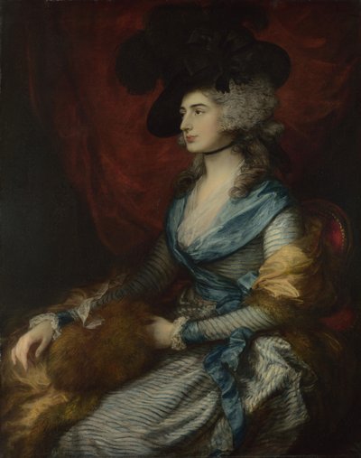 Porträt von Sarah Siddons, 1785 von Thomas Gainsborough