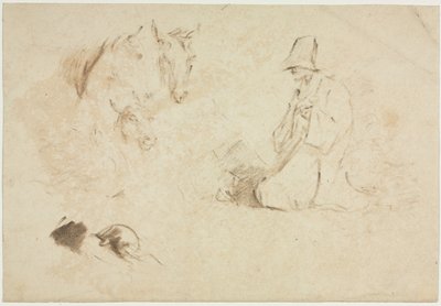 Skizzen: Figuren und Tiere von Thomas Gainsborough