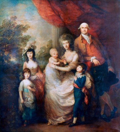 Die Familie Baillie, ca. 1784 von Thomas Gainsborough