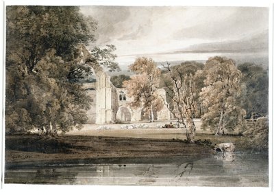 Bolton Abbey von Thomas Girtin