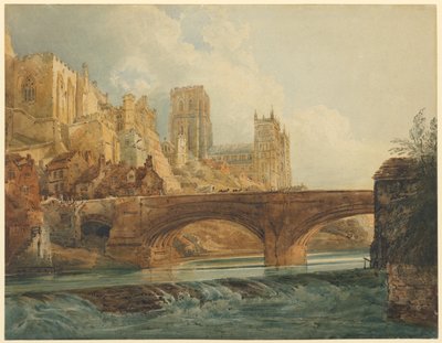 Durham Kathedrale und Schloss von Thomas Girtin