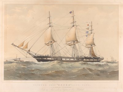 Klipperschiff Essex 1100 Tonnen von Thomas Goldsworth Dutton