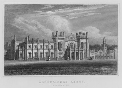 Abercairney Abbey, Perthshire (Stich) von Thomas Hosmer Shepherd