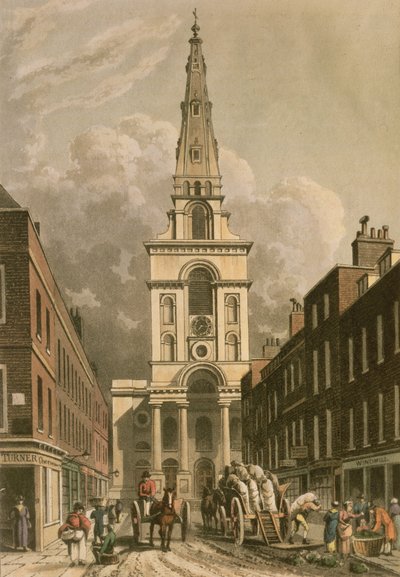 Christchurch, Spitalfields von Thomas Hosmer Shepherd