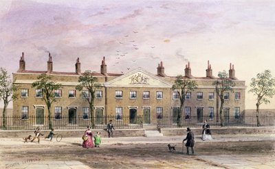 Clothworkers Almhäuser in Frog Lane von Thomas Hosmer Shepherd
