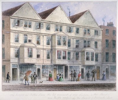 Fetter Lane, City of London, 1855 von Thomas Hosmer Shepherd