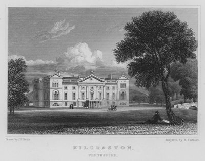 Kilgraston, Perthshire (Gravur) von Thomas Hosmer Shepherd