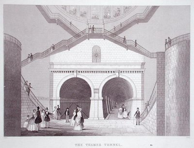 Der Themsetunnel, c.1851-55 von Thomas Hosmer Shepherd