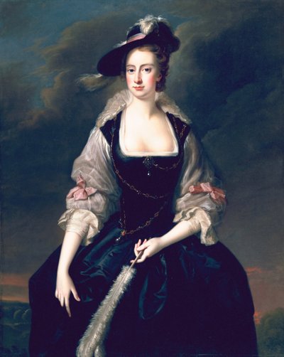 Lady Frances Courtenay, ca. 1741 von Thomas Hudson