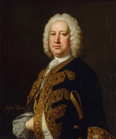 Porträt von Admiral John Byng von Thomas Hudson