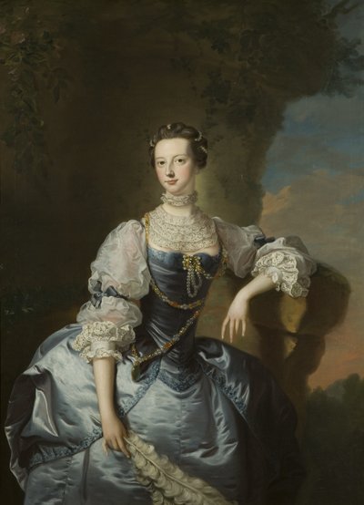 Porträt von Mrs. Emma Harvey von Thomas Hudson