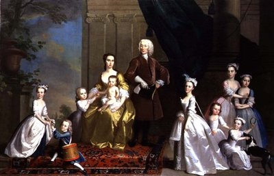Die Familie Radcliffe, ca. 1738-42 von Thomas Hudson