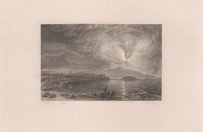 Vesuv in Eruption von Thomas Jeavons