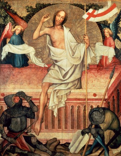 Auferstehung, Tafel vom Kalvarienaltar aus Garamszentbenedek von Thomas Kolozsvari