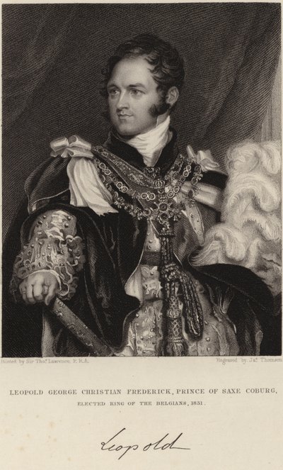 König Leopold I. von Belgien von Thomas Lawrence